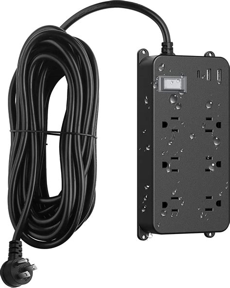 home depot outdoor surge protector|waterproof outdoor usb outlet.